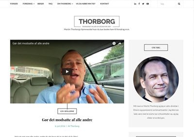 Ny hjemmeside til Martin Thorborg